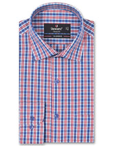 Check Blue/Red Classic Fit Shirt FS1049RF-14.5
