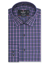 Check Blue Tailored Smart Fit Shirt FS1058SF-14.5