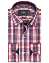 Check Yellow Classic Fit Shirt FS1092RF-14.5