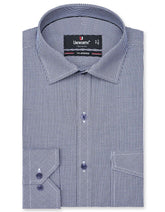 Check Navy Classic Fit Shirt FS1104RF-14.5