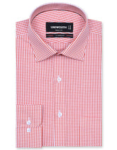 Check Orange Tailored Smart Fit Shirt FS1109SF-14.5