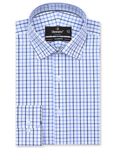 Check Navy Classic Fit Shirt FS1121RF-14.5