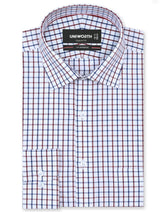 Check Maroon Classic Fit Shirt FS1122RF-14.5