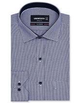 Check Navy Classic Fit Shirt FS1131RF-14.5