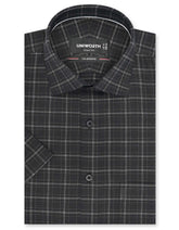 Check Black Smart Fit Shirt FS1151SH-14.5