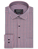 Check Navy Classic Fit Shirt FS1168RF-14.5