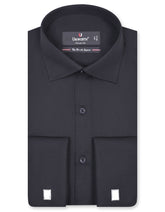 Plain Black Classic Fit Shirt FS1307-3RD-14.5
