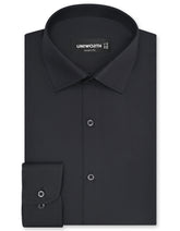 Black Plain Tailored Smart Fit Shirt