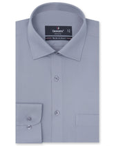 Plain Grey Classic Fit Shirt FS1312-6RF-14.5