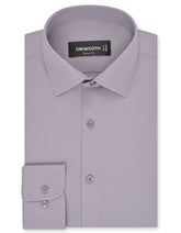 Plain Grey Classic Fit Shirt FS1312-7RF-14.5