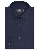 Plain Navy Classic Fit Shirt FS1314-9RF-14.5