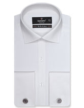 Plain Off White Tailored Smart Fit Shirt FS1315-3SD-14.5