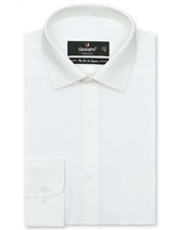Off White Plain Classic Fit Shirt