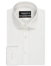 Plain Off White Tailored Smart Fit Shirt FS1319-6SF-14.5
