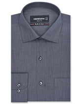 Plain Charcoal Tailored Smart Fit Shirt FS1399-2SF-14.5