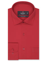 Plain Red Classic Fit Shirt FS1563-1RF-14.5