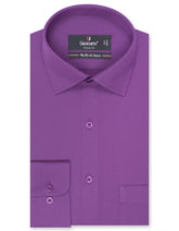 Plain Purple Classic Fit Shirt FS1565-1RF-14.5