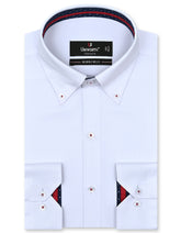 Plain White Classic Fit Shirt FS1596-1RF-14.5