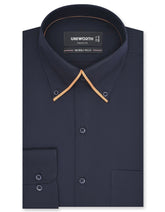 Plain Navy Classic Fit Shirt FS1601RF-14.5