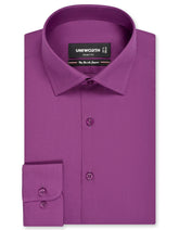 Plain Purple Tailored Smart Fit Shirt FS1635SF-14.5