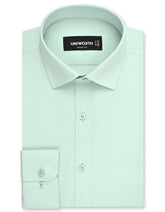 Mint Plain Tailored Smart Fit Shirt