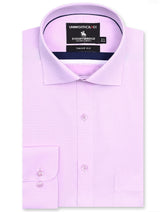 Self Pink Tailored Smart Fit Shirt FS20411SF-14.5