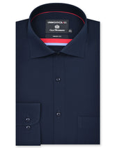 Self D Navy Smart Fit Shirt FS20435SF-14.5