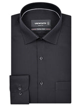 Self Black Tailored Smart Fit Shirt FS20488SF-14.5