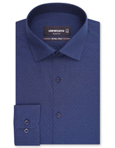 Self D Navy Tailored Smart Fit Shirt FS20519SF-14.5
