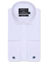 Plain White Tailored Smart Fit Shirt FS2171SD-14.5