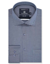 Plain D Grey Tailored Smart Fit Shirt FS2178SF-14.5