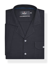 Plain Black Classic Fit Shirt FS2368RH-15