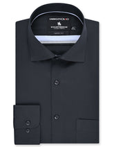 Plain Black Tailored Smart Fit Shirt FS2375-1SF-14.5