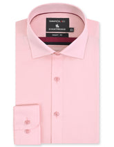 Plain Pink Tailored Smart Fit Shirt FS2393-2SF-14.5