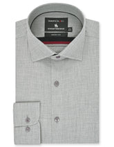 Plain Grey Tailored Smart Fit Shirt FS2398-2SF-14.5