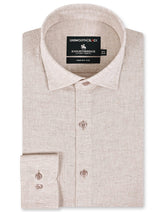 Fawn Plain Classic Fit Linen Shirt