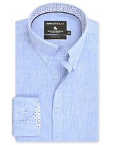 Sky Plain Classic Fit Linen Shirt
