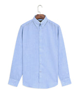 Sky Plain Tailored Smart Fit Linen Shirt