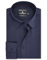Plain Navy Tailored Smart Fit Shirt FS2426-1SF-14.5