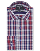 Check Blue/Red Classic Fit Shirt FS2718RF-14.5