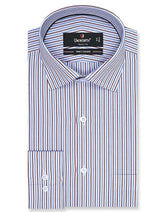 Stripe Maroon Tailored Smart Fit Shirt FS2720-2SF-14.5