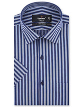 Stripe Blue Tailored Smart Fit Shirt FS2730SH-14.5