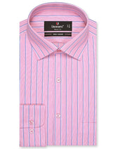 Stripe L Pink Tailored Smart Fit Shirt FS2737-2SF-14.5