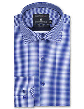 Check White/Blue Tailored Smart Fit Shirt FS2748-1SF-14.5