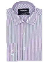 Stripe Maroon Tailored Smart Fit Shirt FS2753SF-14.5