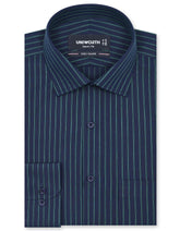 Stripe Green Tailored Smart Fit Shirt FS2764-1SF-14.5