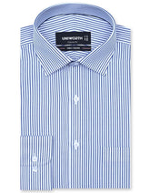 Stripe Blue Classic Fit Shirt FS2779-3RF-14.5