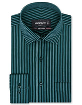 Stripe Teal Tailored Smart Fit Shirt FS2798SF-14.5