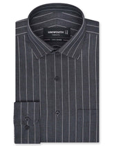 Stripe Charcoal Classic Fit Shirt FS2817RF-14.5