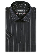 Stripe Black Smart Fit Shirt FS2818SH-14.5